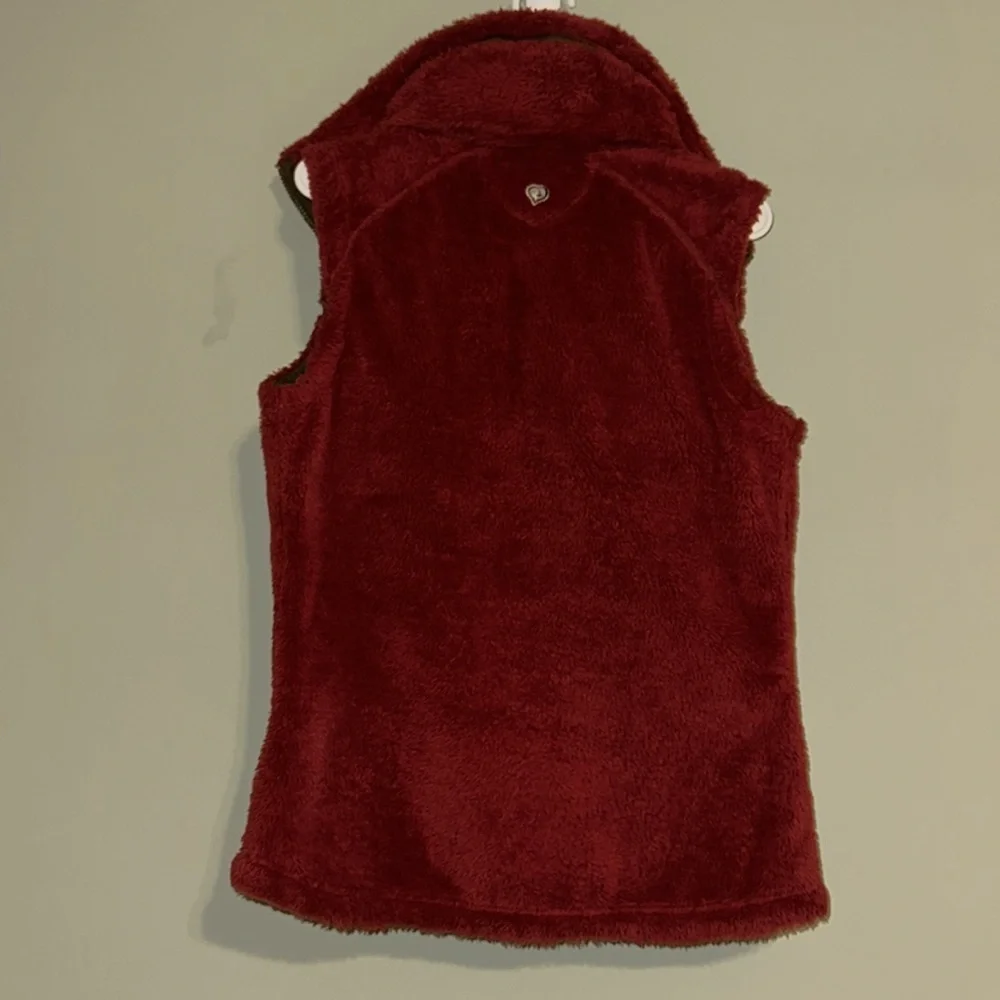 Kuhl Flight Fleece maroon/brown convertible vest M - Picture 4 of 12